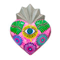 Heart of Mexico Hand-Painted Ceramic Wall Art