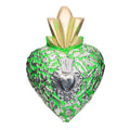 Sagrado Corazón- Large Wooden Heart with Milagritos