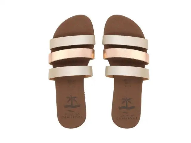 Dominica Gold Sandals
