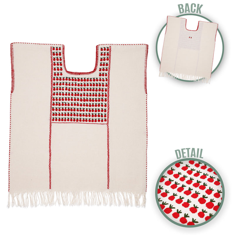 Amuzgo Hand-Embroidered Manta Blouse