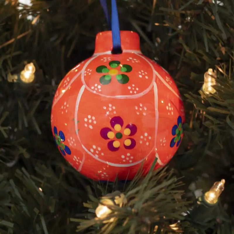 Round Clay Christmas Ornament - 2