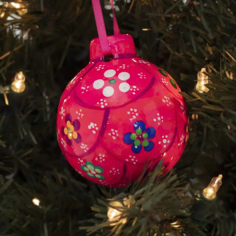 Round Clay Christmas Ornament - 3