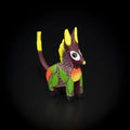 Hand Painted Donkey Wooden Figurine - 23