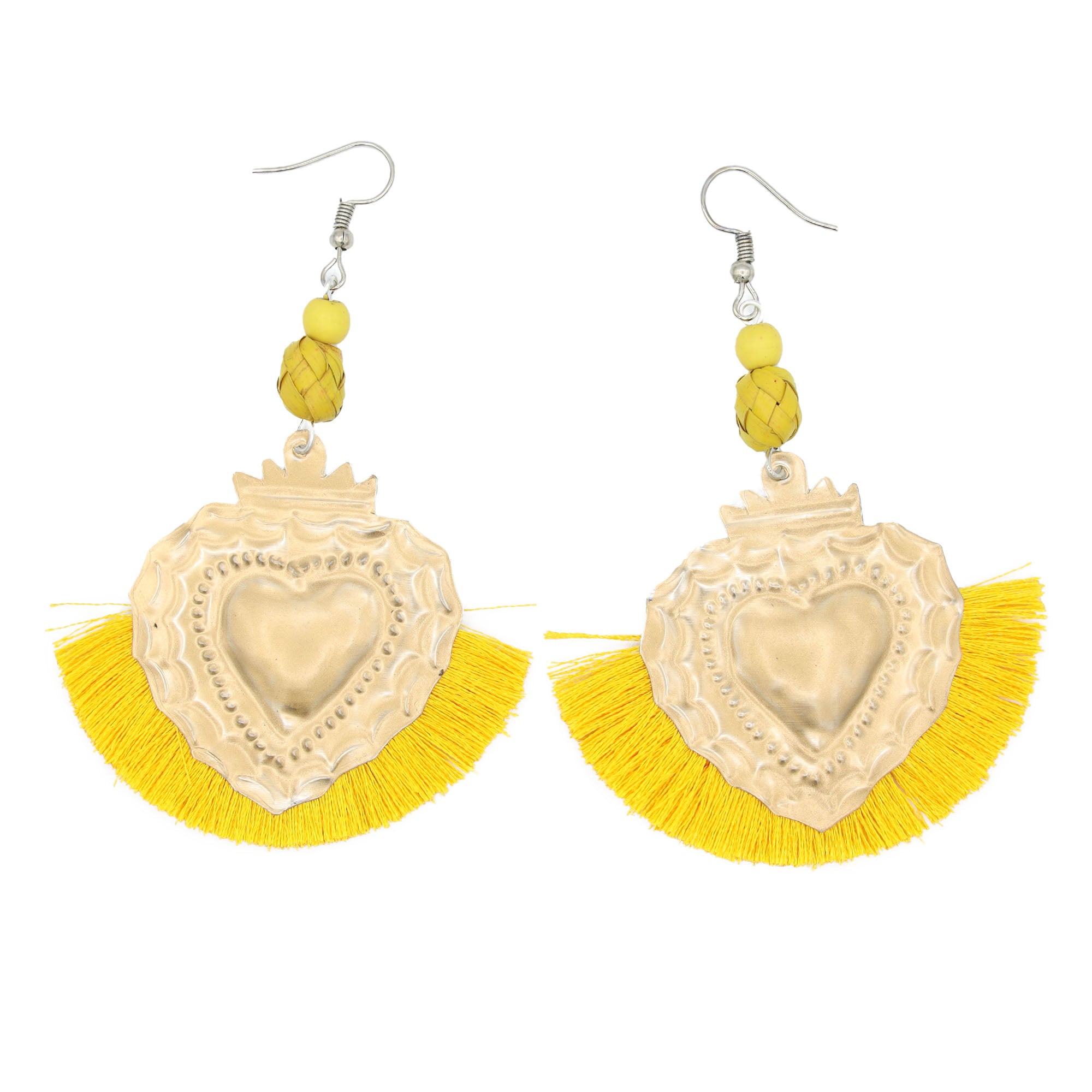 Mariposas Milagro with Tassel Mexican Statement Earrings