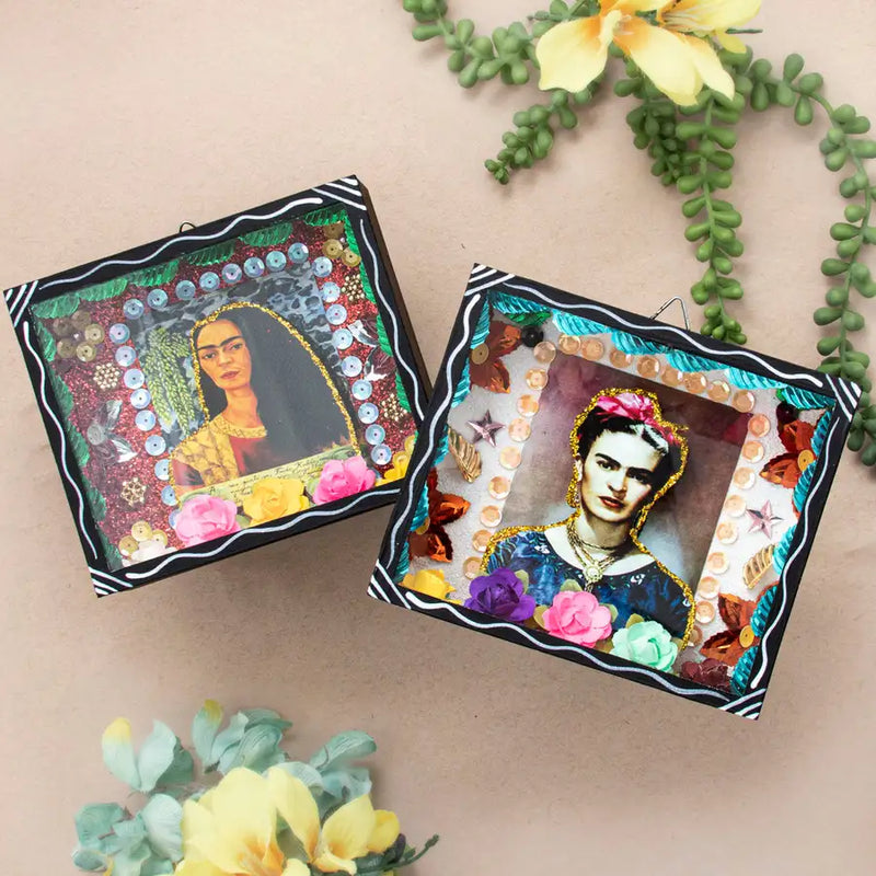 Frida Kahlo Square Shadow Box - 2