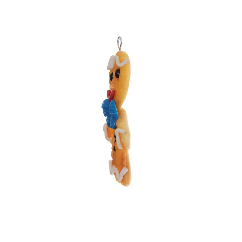 Gingerbread Boy and Girl Cold Porcelain Ornaments - 4