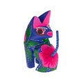 Hand Painted Coyote Wooden Figurine