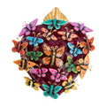 Kaleidoscope Heart - Clay Heart with Butterflies - 12