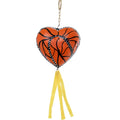 Paper Mache Very Mexican Heart Keychain - 6
