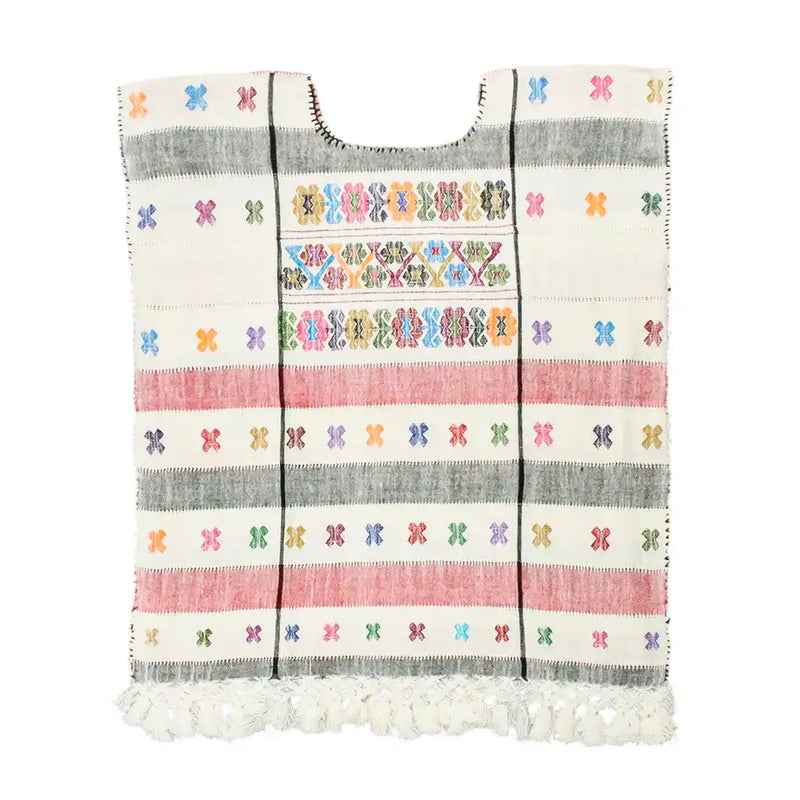 Trenzado Huipil de Telar Blouse