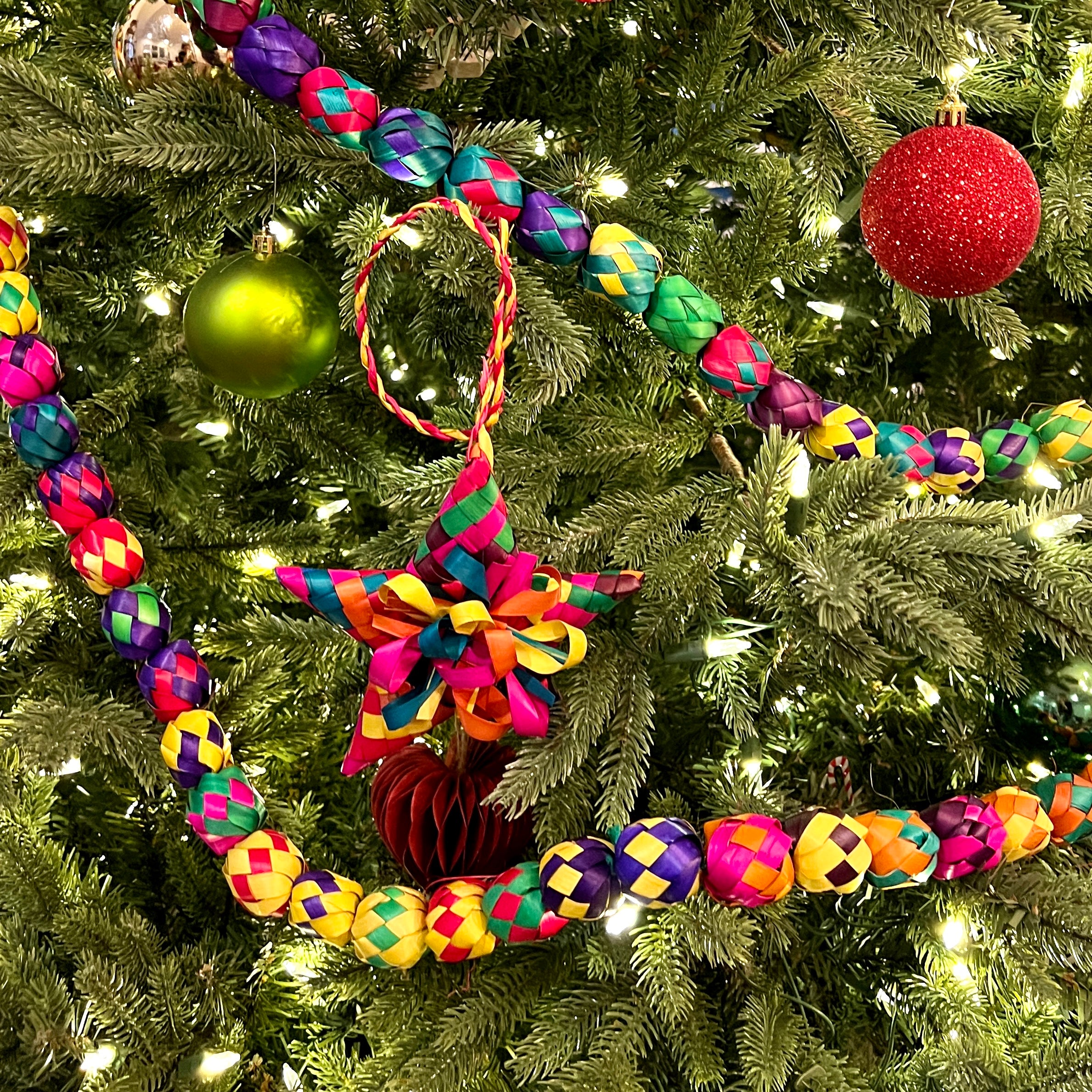 Handwoven Palm Beads Garland