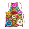 Embroidered Floral Apron
