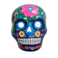 Hand-Painted Xalitla Clay Sugar Skull Wall Art Mask