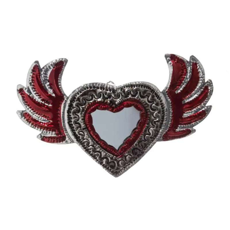 Beautiful Mexican MILAGRO Red Velvet & Metallic Heart, 3x4inch Patch –  PatchPartyClub