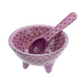 Capula Molcajete Clay Bowl and Matching Spoon - 7