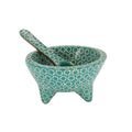 Capula Molcajete Clay Bowl and Matching Spoon - 2