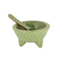 Capula Molcajete Clay Bowl and Matching Spoon - 3