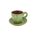 Capula Hand-Painted Espresso Cup with Saucer - 3