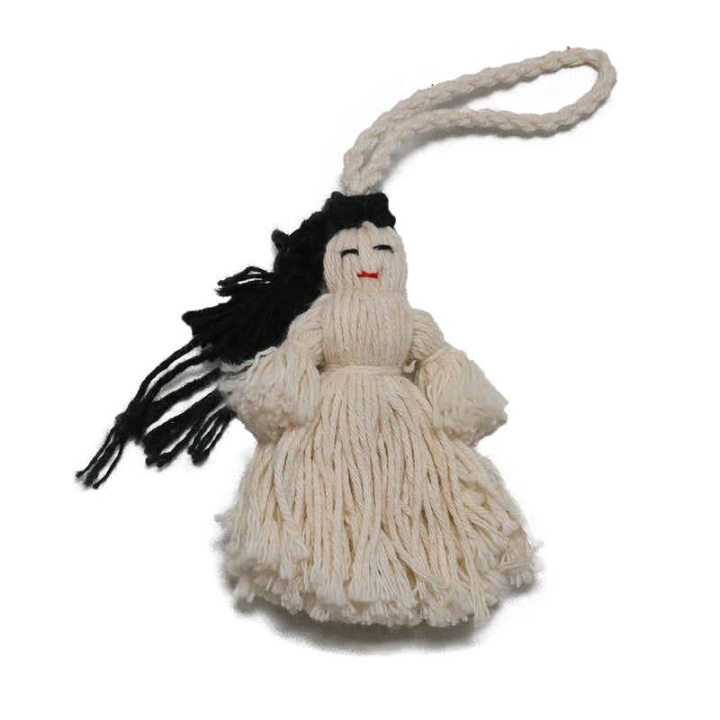 Mini Retazos Mexican Yarn Doll PomPom