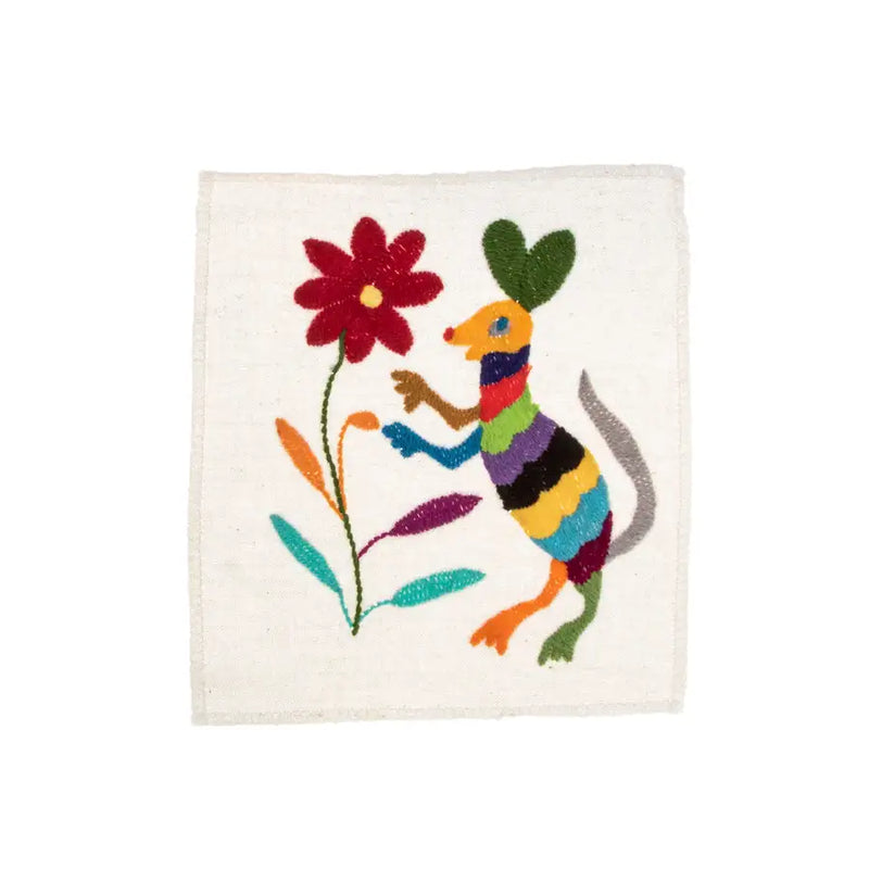 Mini Otomí Embroidered Tapestry - 11