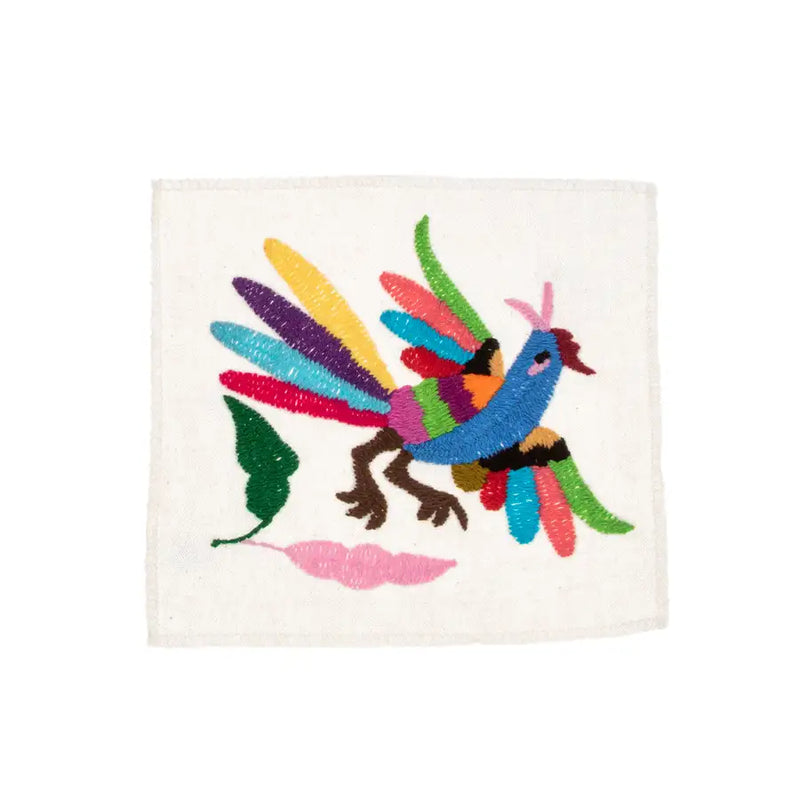 Mini Otomí Embroidered Tapestry - 16