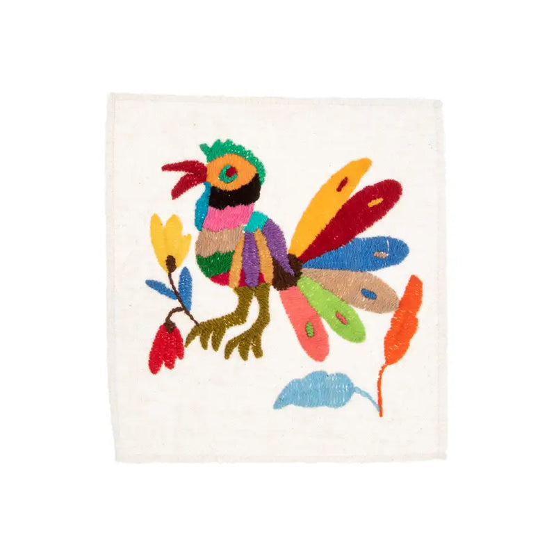Mini Otomí Embroidered Tapestry - 19