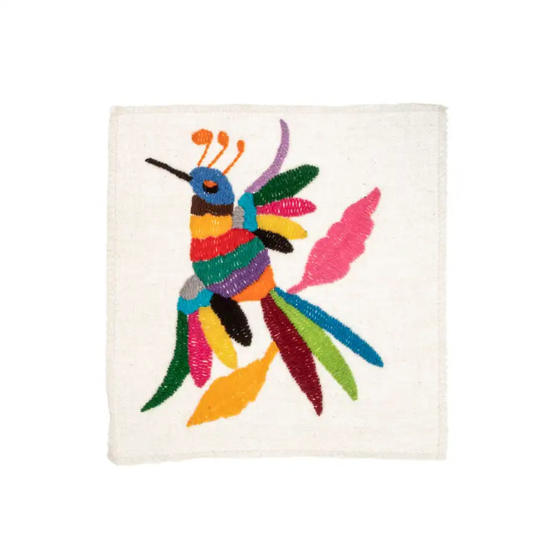 Mini Otomí Embroidered Tapestry - 24