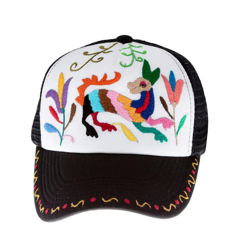 Otomí Hand-Embroidered Cap - 14