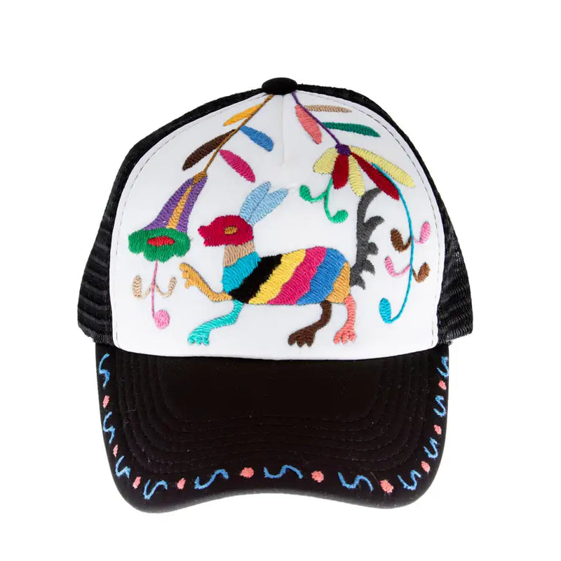 Otomí Hand-Embroidered Cap - 15