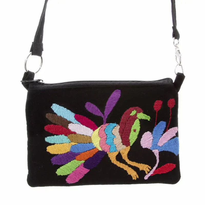 Otomí Hand-Embroidered Mini Clutch - 6