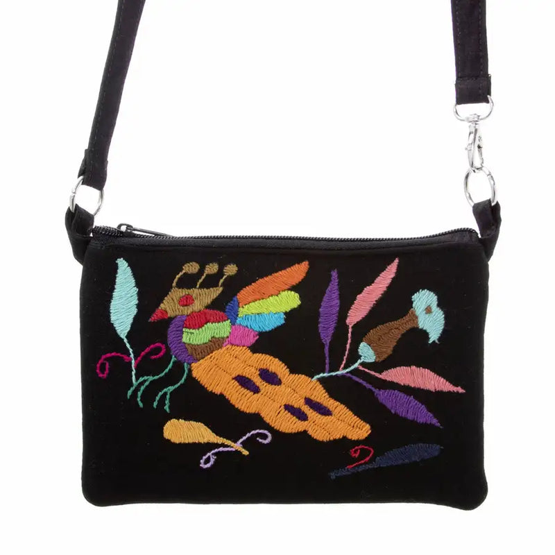 Otomí Hand-Embroidered Mini Clutch - 7