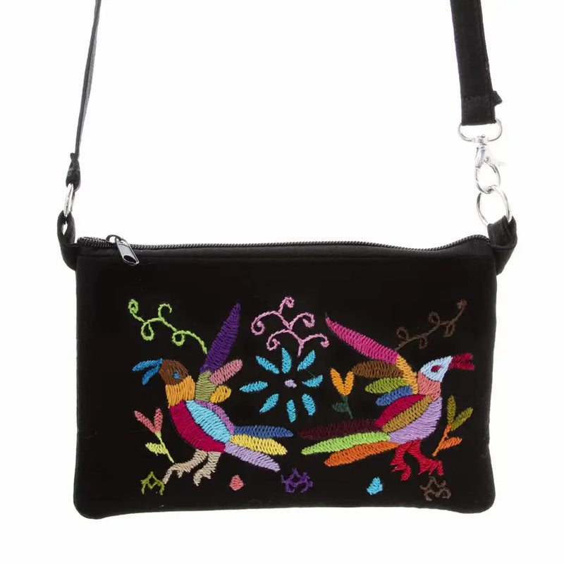 Otomí Hand-Embroidered Mini Clutch - 9