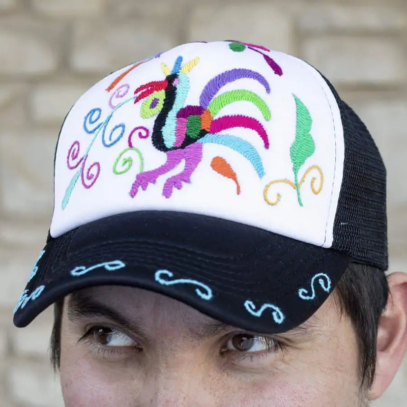 Otomí Hand-Embroidered Cap - 2