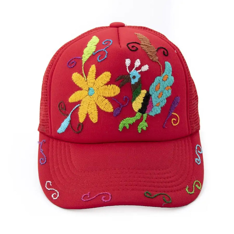Otomí Hand-Embroidered Cap - 10