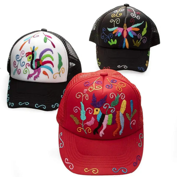 Otomí Hand-Embroidered Cap