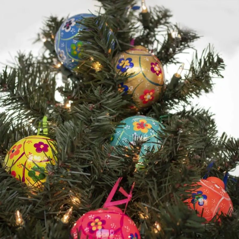 Round Clay Christmas Ornament - 6