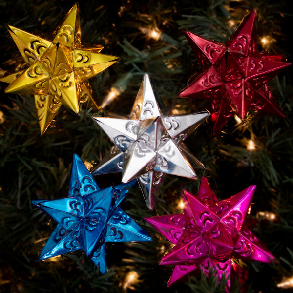 12-Point Tin Art Star Ornament