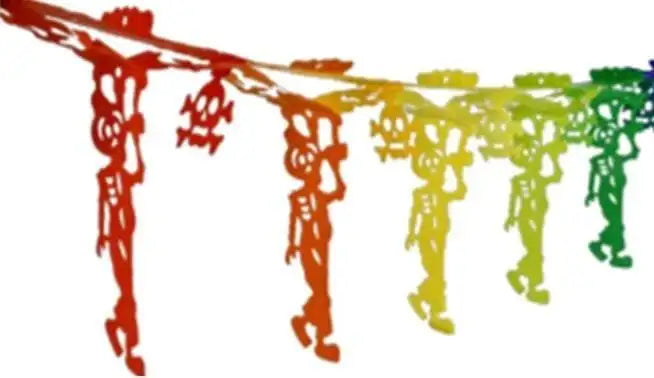 Papel Picado Calacas Doing Things Banner - 10