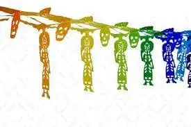 Papel Picado Calacas Doing Things Banner - 12