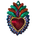 Small Mexican Milagros Tin Hearts - 4