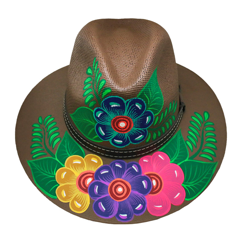Xalitla Hand-Painted Hats