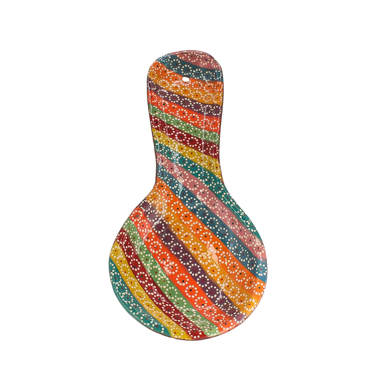 Capula Hand-Painted Spoon Rest - 6