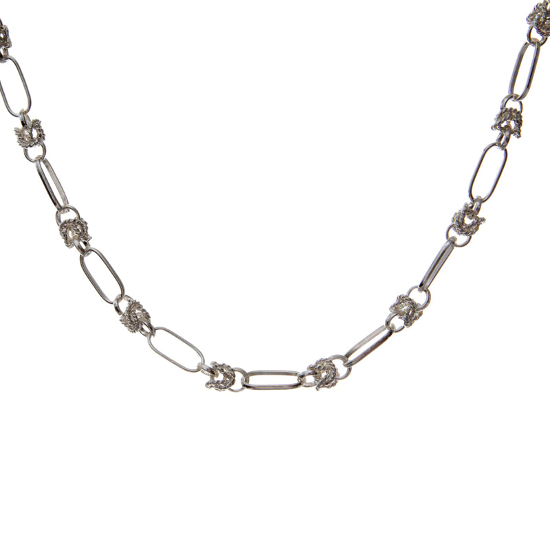 Sterling Silver Links and Knots Bracelet - 4