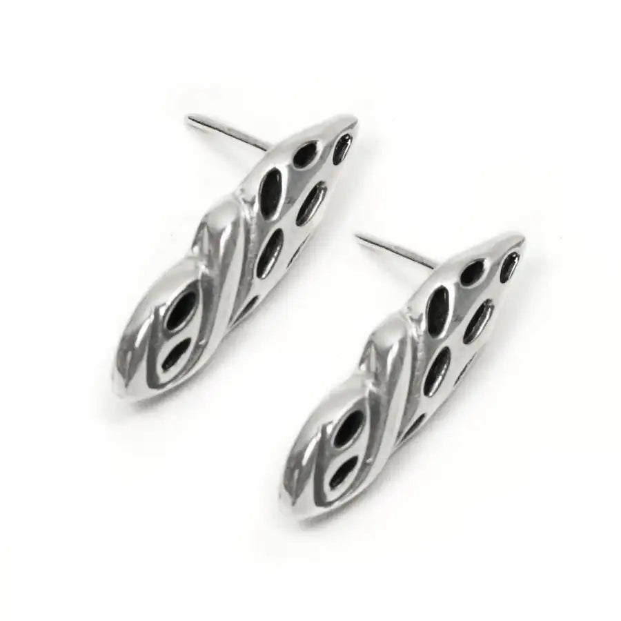 Sterling Silver Cocoon Earrings - Capullo Collection
