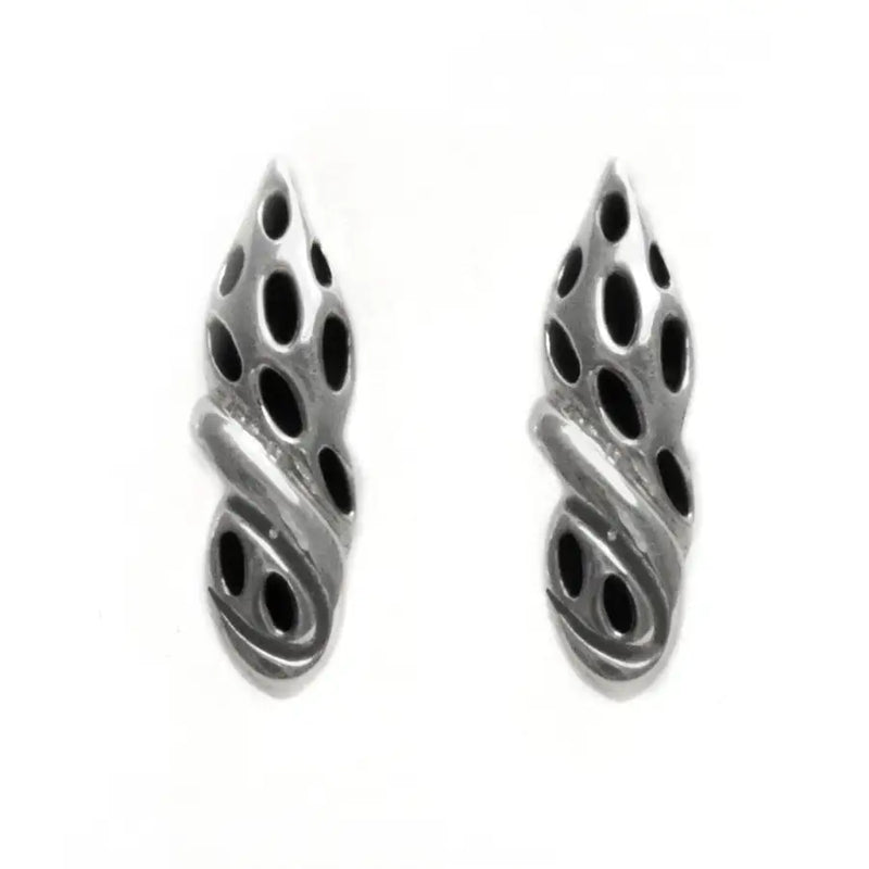 Sterling Silver Cocoon Earrings - Capullo Collection - 2