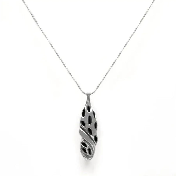 Sterling Silver Cocoon Pendant - Capullo Collection