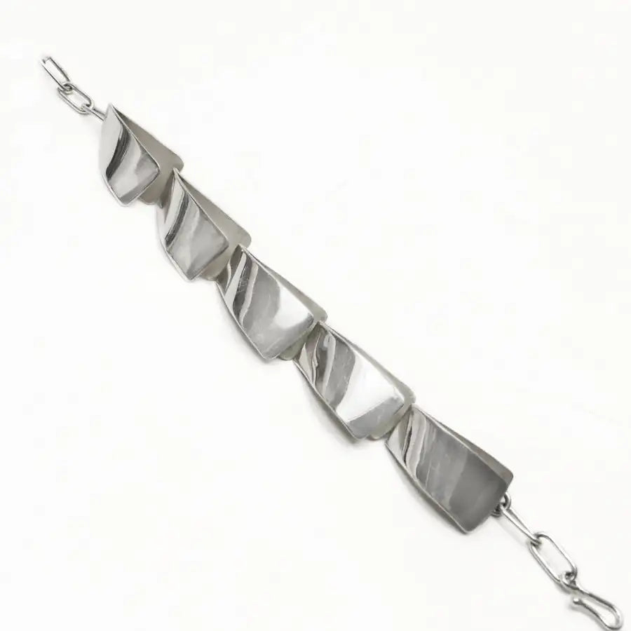 Sterling Silver Strut Along Bracelet - Caminantes Collection - 1