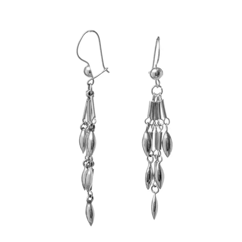 Sterling Silver Rain Drop Earrings - 2