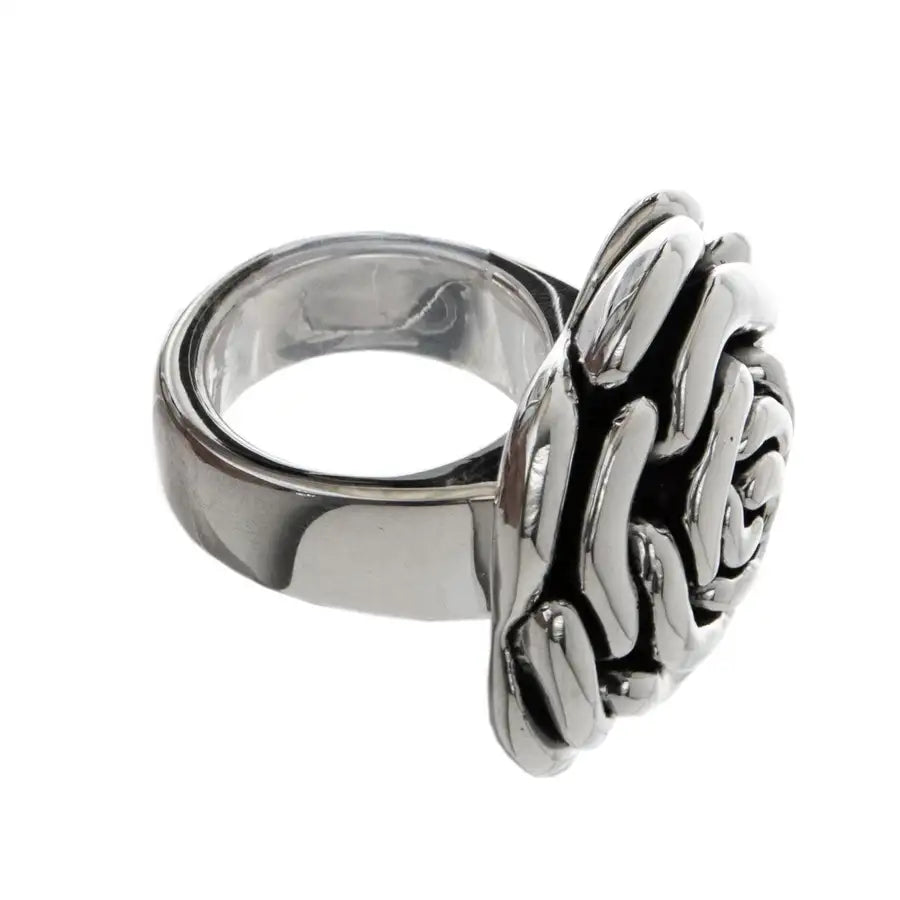 Sterling Silver La Rosa Ring- Large - 2