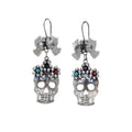 Sterling Silver Love Bird Calavera Earring - 3